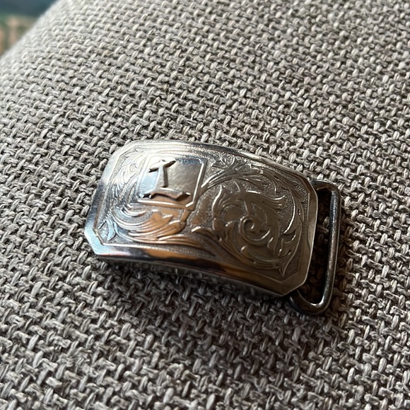 Hickok Vintage Silver Belt Buckle - Picture 2 of 4